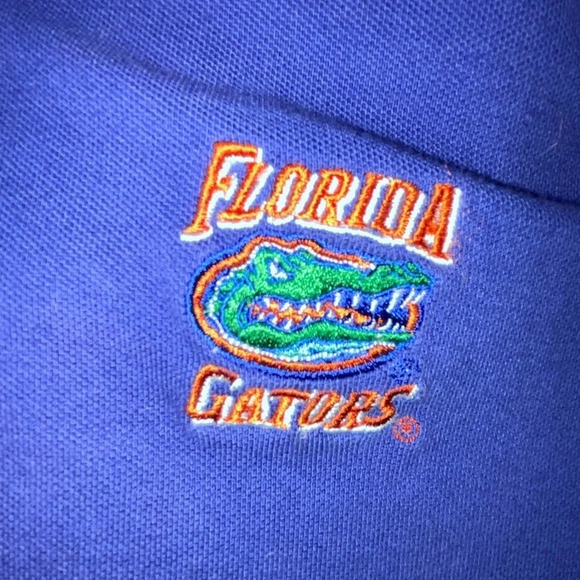 Florida Gators Polo Boca Classic Embroidered Blue Short Sleeve Shirt Men’s Sz XL - Picture 2 of 5